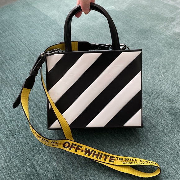 Off-White Handbags - Off-white diagonal crossbody bag
